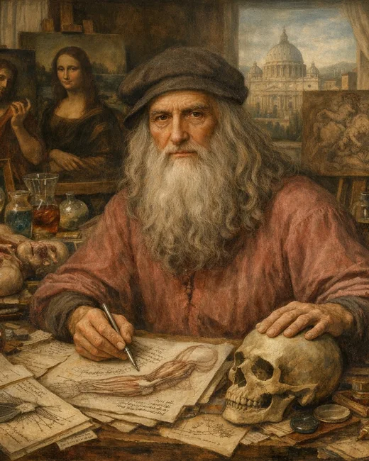 Histou artwork for Leonardo da Vinci
