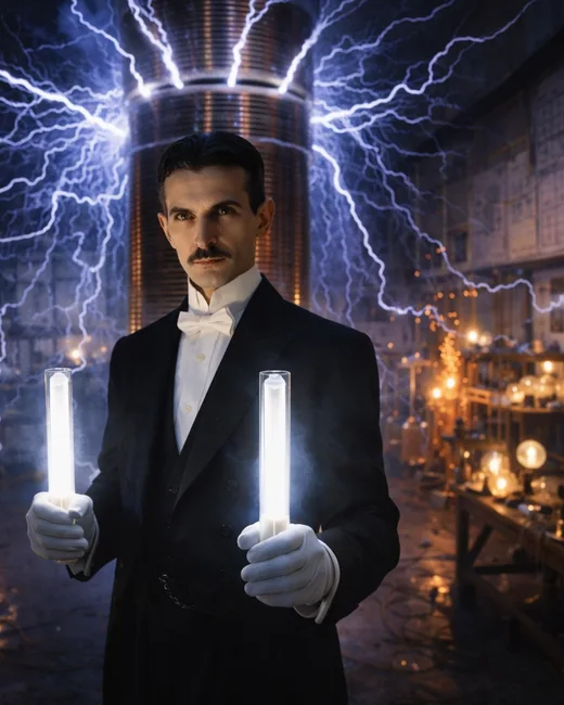 Histou artwork for Nikola Tesla
